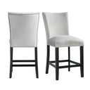 Francesca - Velvet Counter Height Chair (Set of 2)