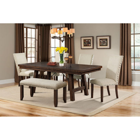 Jax - Dining Table - Dark Walnut