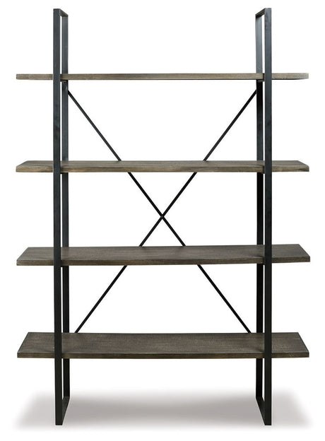 Gilesgrove - Bookcase - Black / Gray