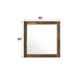 Morales - Mirror - Rustic Oak