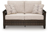 Monterey Point - Loveseat With Cushion - Dark Brown