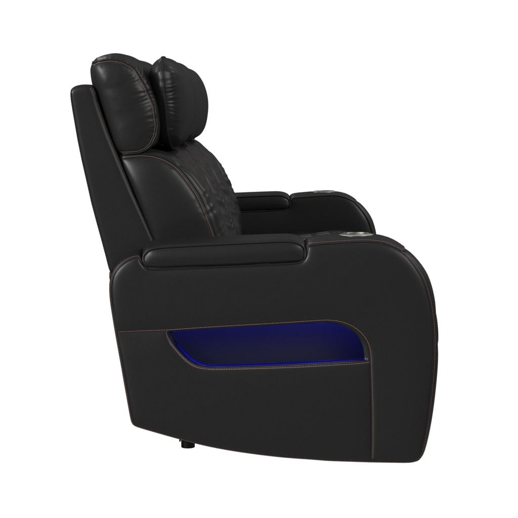 Prime Time - P3 Sofa With I Table, Reading Light, Heat, Massage, LED, And Speaker