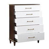 Niles - Chest - White / Cherry