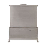 Dresden - Computer Desk & Hutch - Bone White