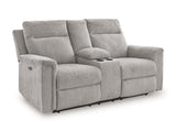 Barnsana - Dbl Power Reclining Loveseat With Console