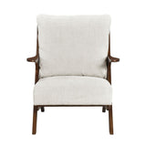 Lennox - Accent Chair - Dark Brown Frame