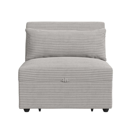 Pluto - Chair With Kidney Pillow, Klik Klak And Pop Up - Coronado Gray