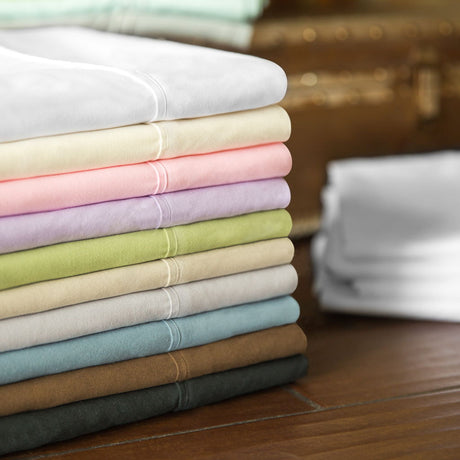 Brushed Microfiber - Short Queen Bed Sheet - White