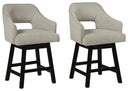 Tallenger - Upholstered Swivel Barstool (Set of 2)