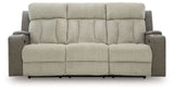 WhipLash - Power Reclining Sofa With Adj Headrest - Sisal