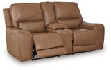 DeepWakes - Power Reclining Loveseat / Console / Adjustable Headrest