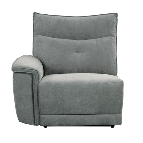 Tesoro - 3 Piece Power Double Reclining Sofa - Dark Gray