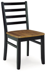 Blondon - Rectangular Drm Table Set (Set of 7) - Brown / Black