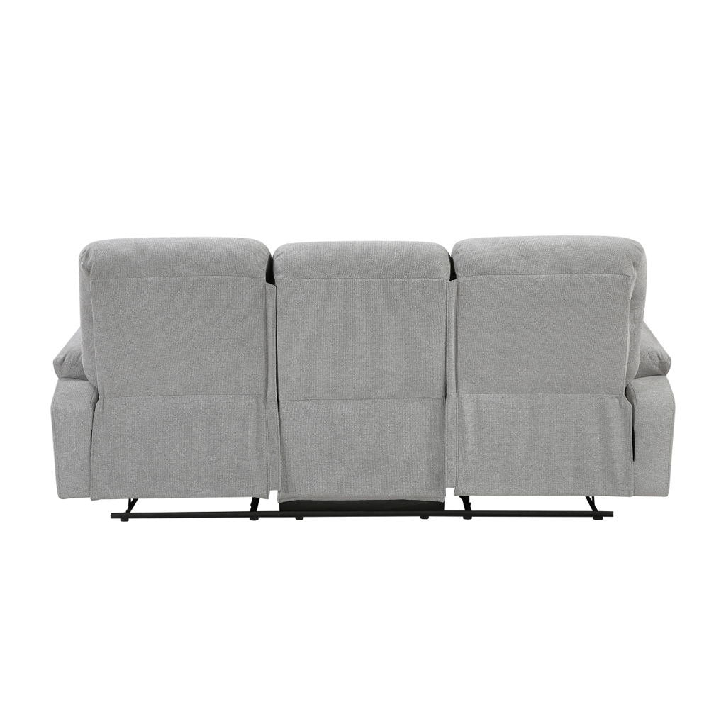 Jules - Double Reclining Sofa - Gray