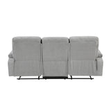 Jules - Double Reclining Sofa - Gray
