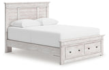 Makidern - Panel Storage Bed