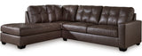 GALLANT Brown 110" x 90" Sectional