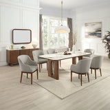 Harvey - Side Chair (Set of 2) - Synthetic Leather & Walnut