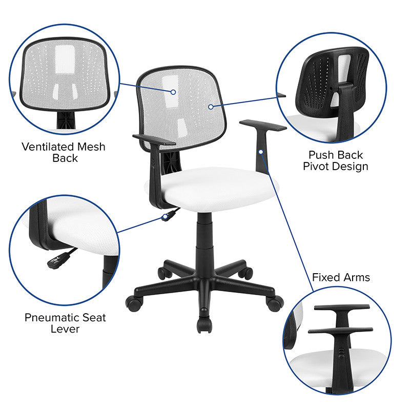 OF-1 White Desk Chair