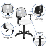 OF-1 White Desk Chair