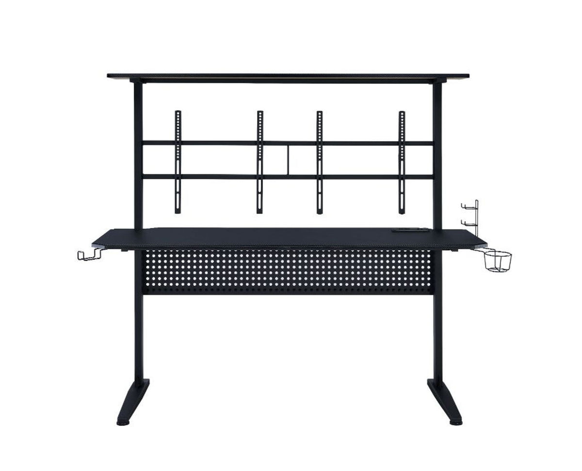 Canzi - Gaming Desk With USB - Black