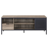 Nantan - 21" TV Stand - Rustic Oak & Black