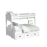 Hampton Kids - Bunk With Ladder And Trundle Bedroom Set