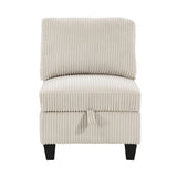 Walterboro - Sectional With Storage, Storage Pouches And Charging Ports