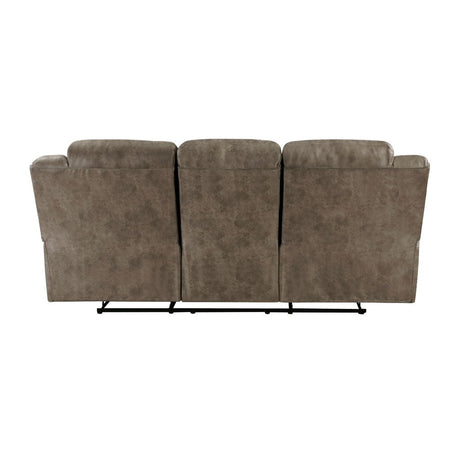Hazen - Double Reclining Sofa - Brown