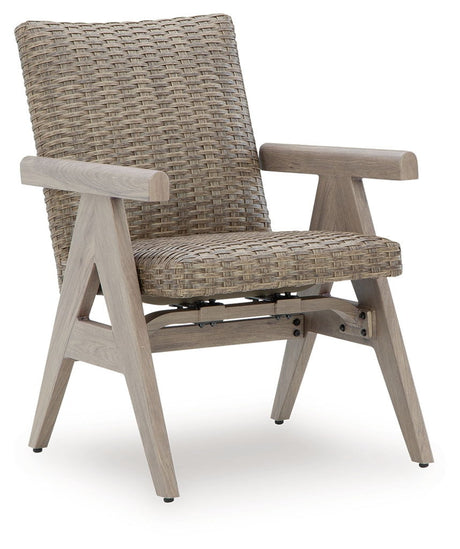 Cliff Trails - Rocking Arm Chair (Set of 2) - Beige