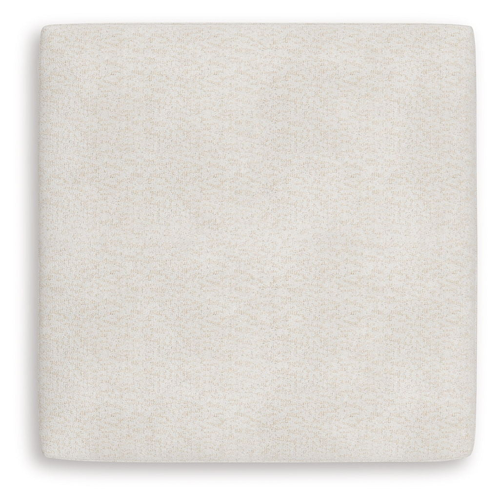 Donelson Creek - Oversized Accent Ottoman - Vanilla