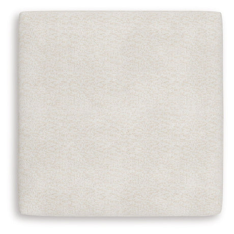 Donelson Creek - Oversized Accent Ottoman - Vanilla