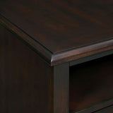 Wagner - Chairside Table With USB - Cherry
