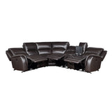 Alexandria - Leather Power Sectional