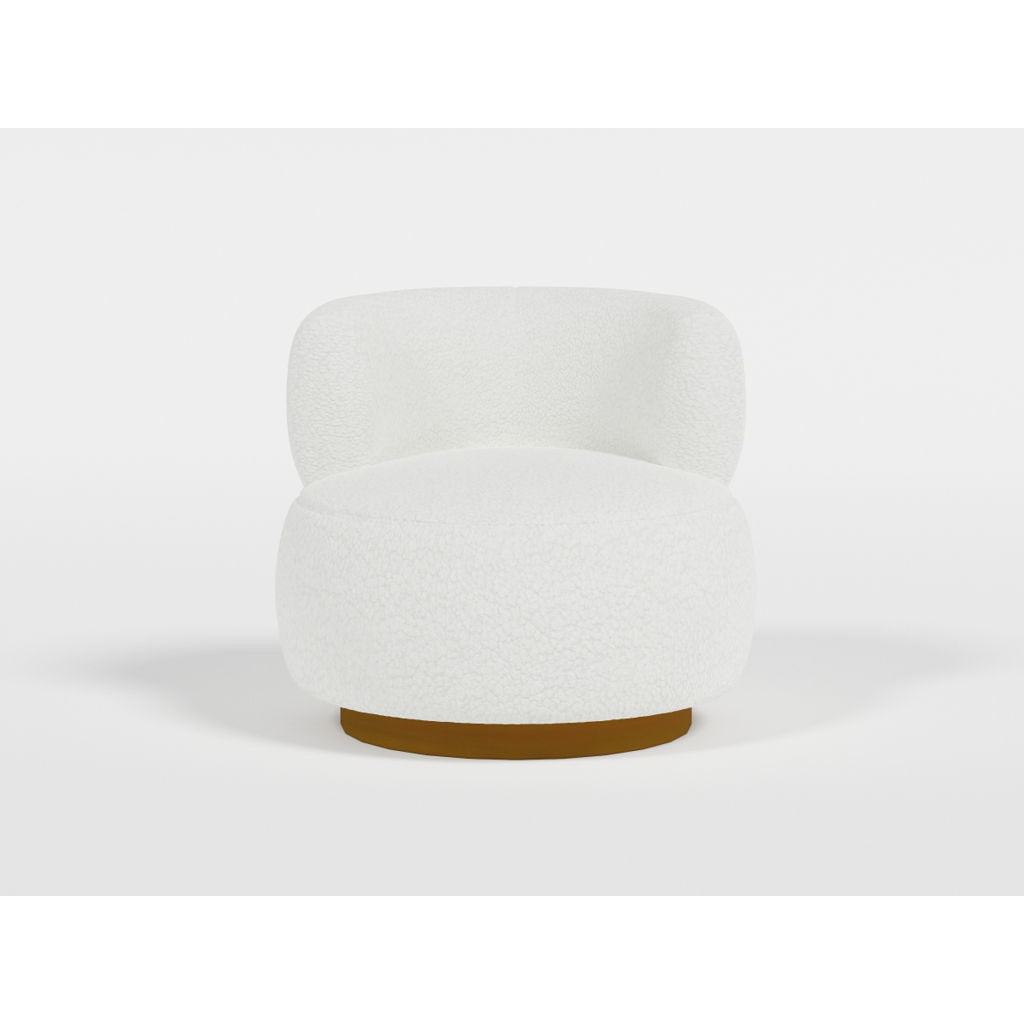 Novella - Swivel Chair - White