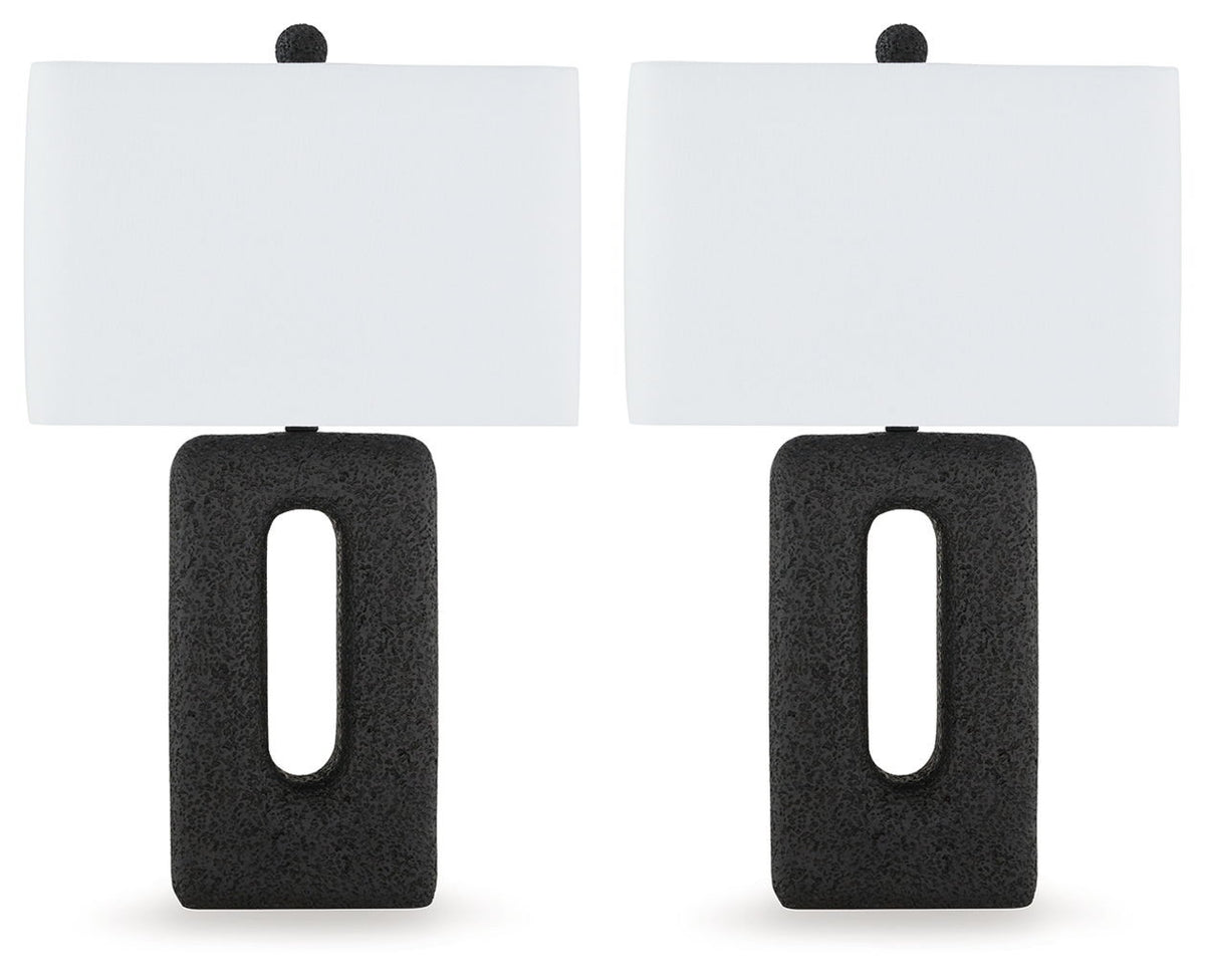 Wimmings - Poly Table Lamp (Set of 2) - Black