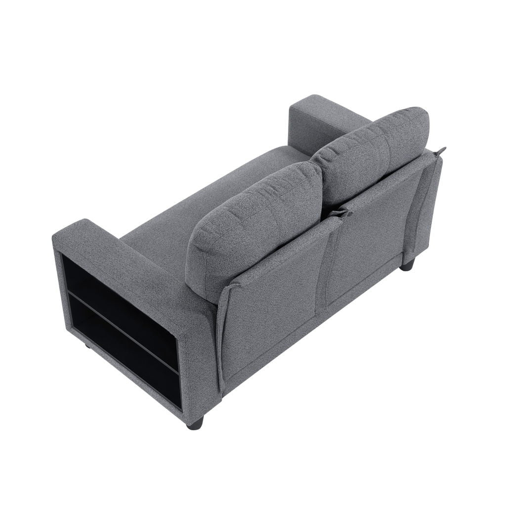 Robinson - Loveseat With Pull-Out Bed, Shelves And Charging Ports