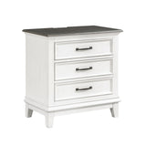 Chesterton - Nightstand - White / Brown