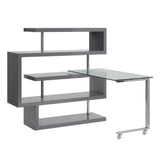 Buck II - Writing Desk With Bookshelf