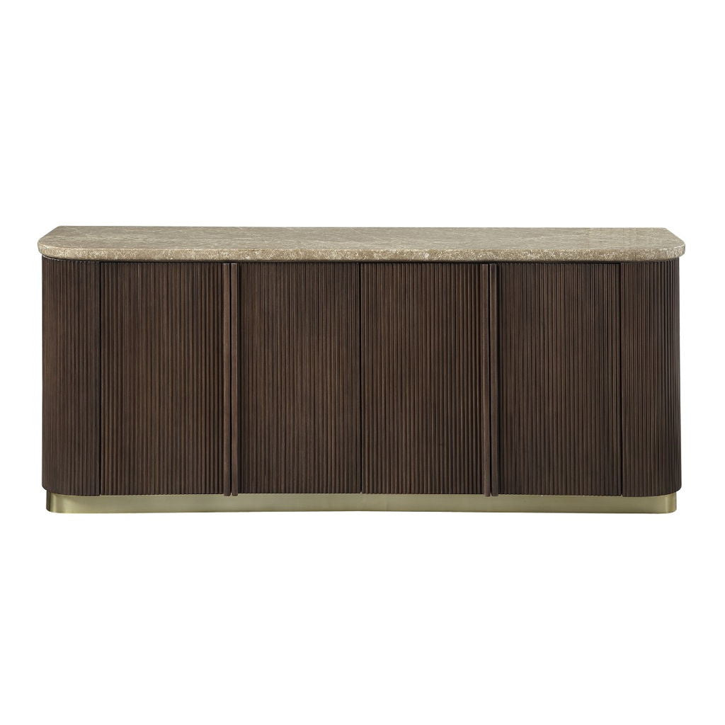 Clayten - Server - Brown Oak