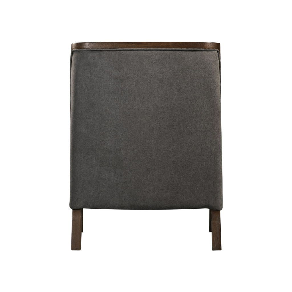 Hopkins - Accent Chair With Brown Frame