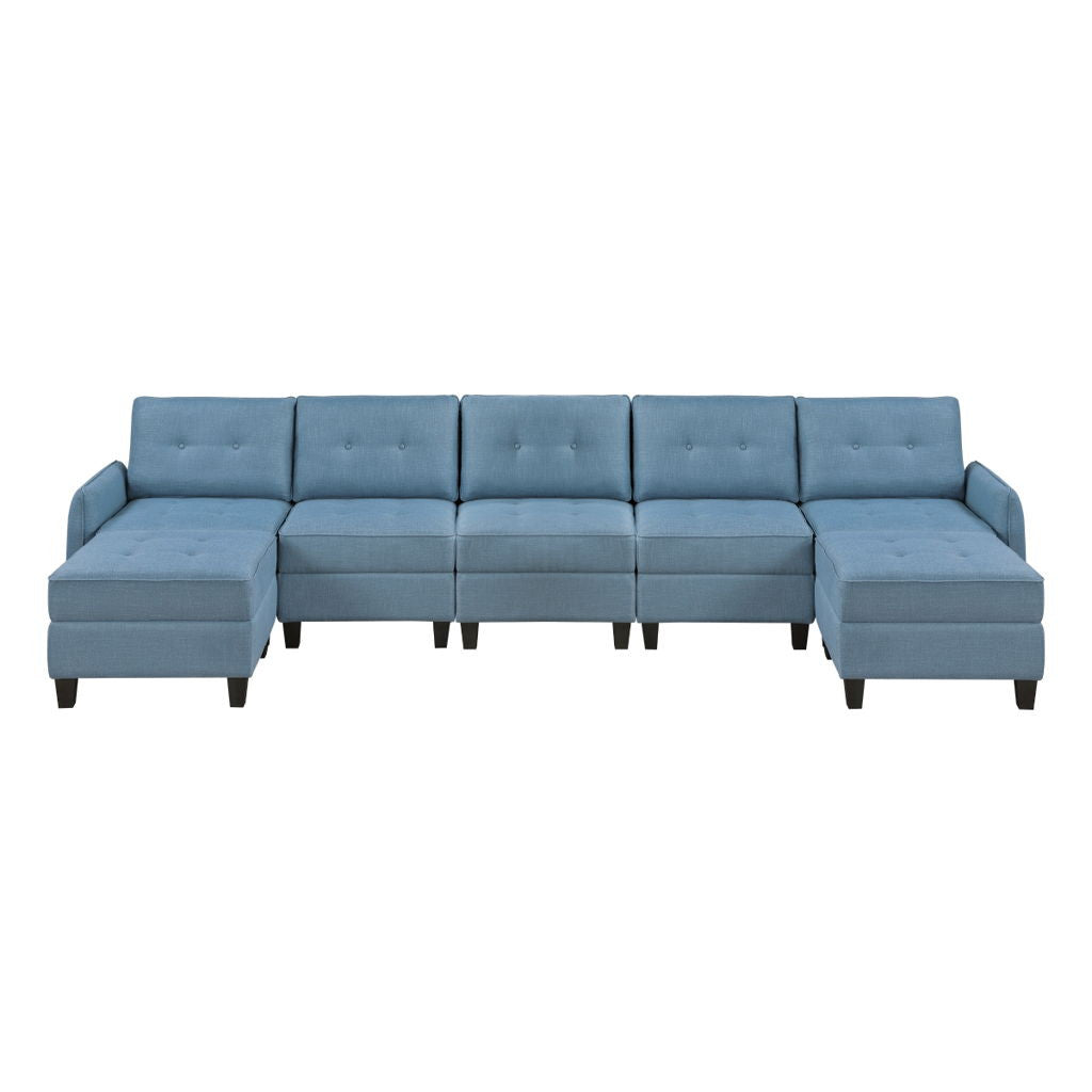 Garren - Sectional With Storage And Ottoman