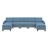 Garren - Sectional With Storage And Ottoman