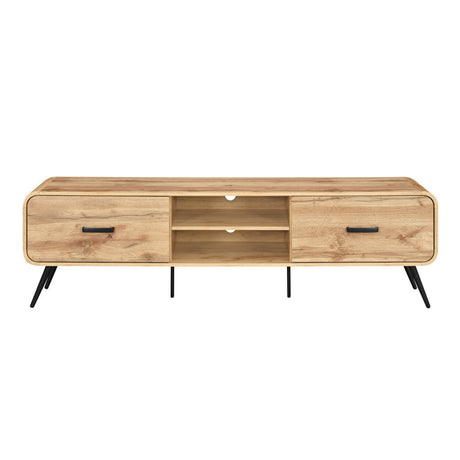 Rowan - 71" Low Profile TV Console - Natural