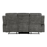 Muncie - Double Reclining Sofa - Brownish Gray