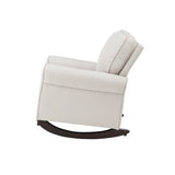 Elvin - Rocking Chair - Beige Fabric