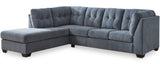 NANDRI Blue 115" x 91" Sectional
