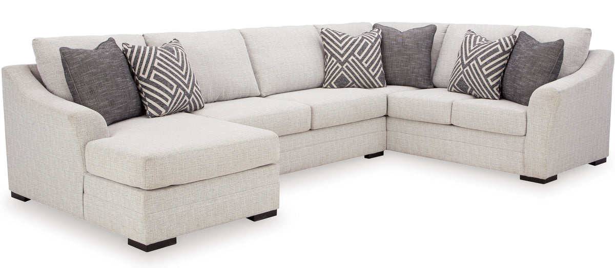 LUFKIN Taupe 141" x 92" Oversized Sectional