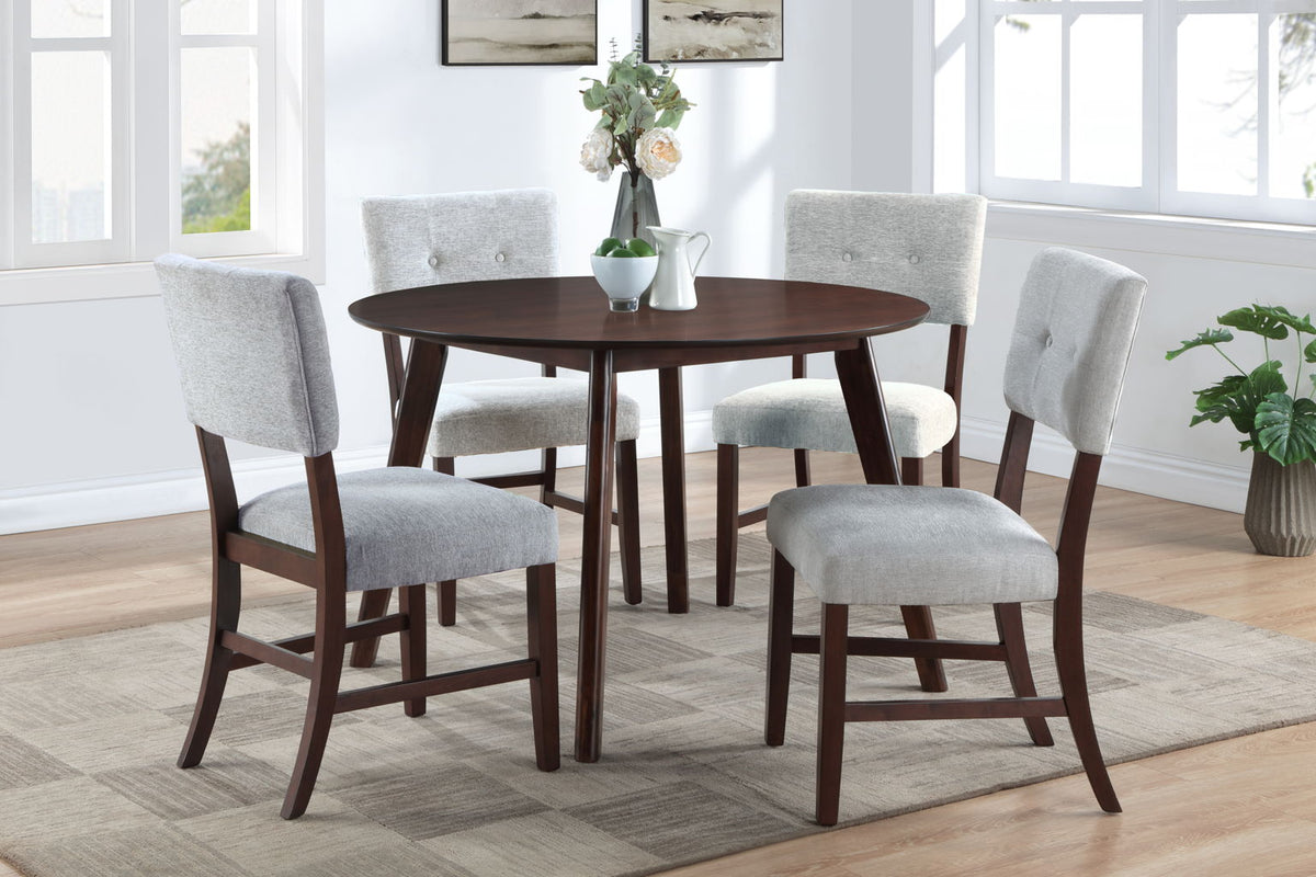 Tioga - 47" Round Dining Table Set