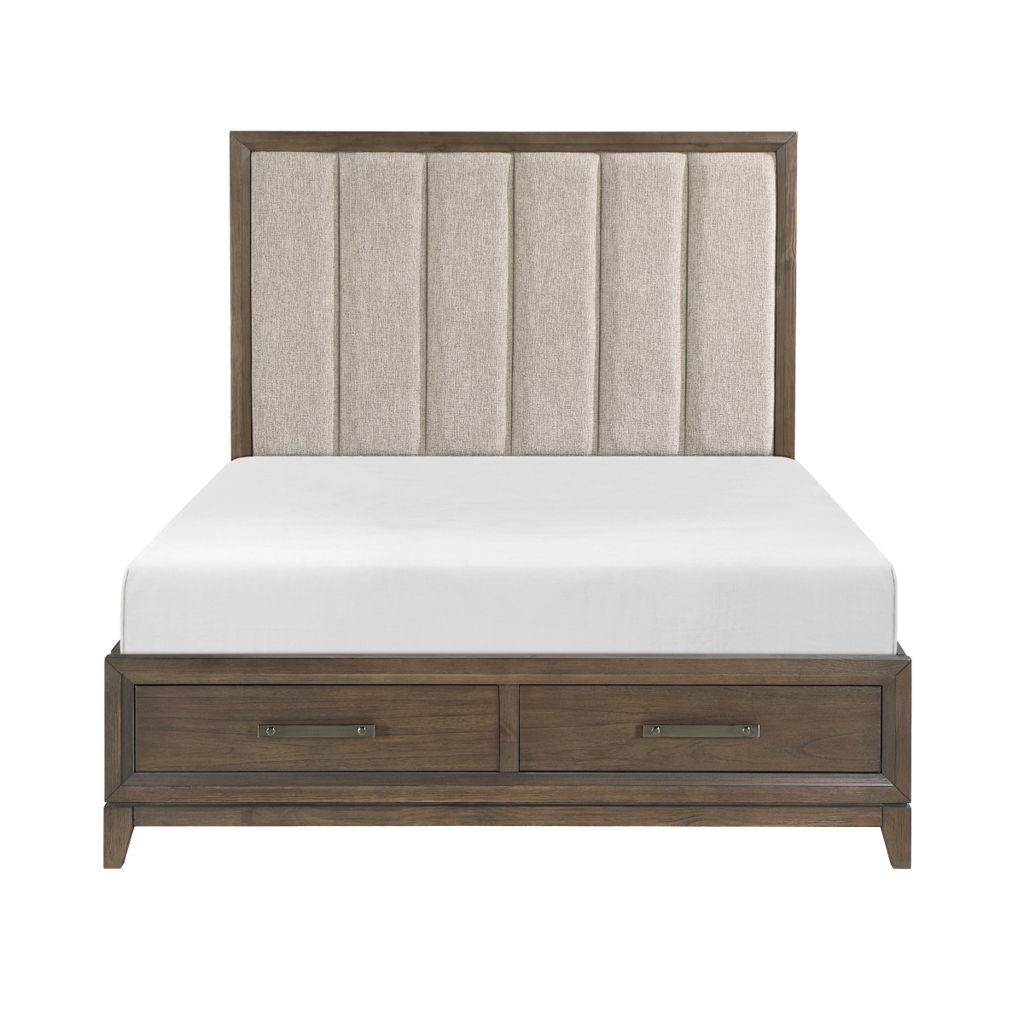 Cambridge - Platform Bed With Footboard Storage